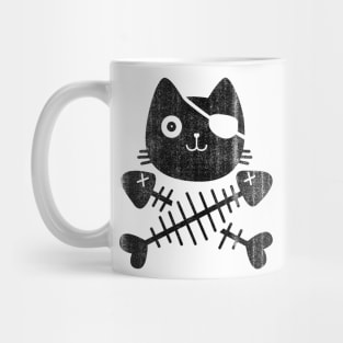 funny black cat Mug